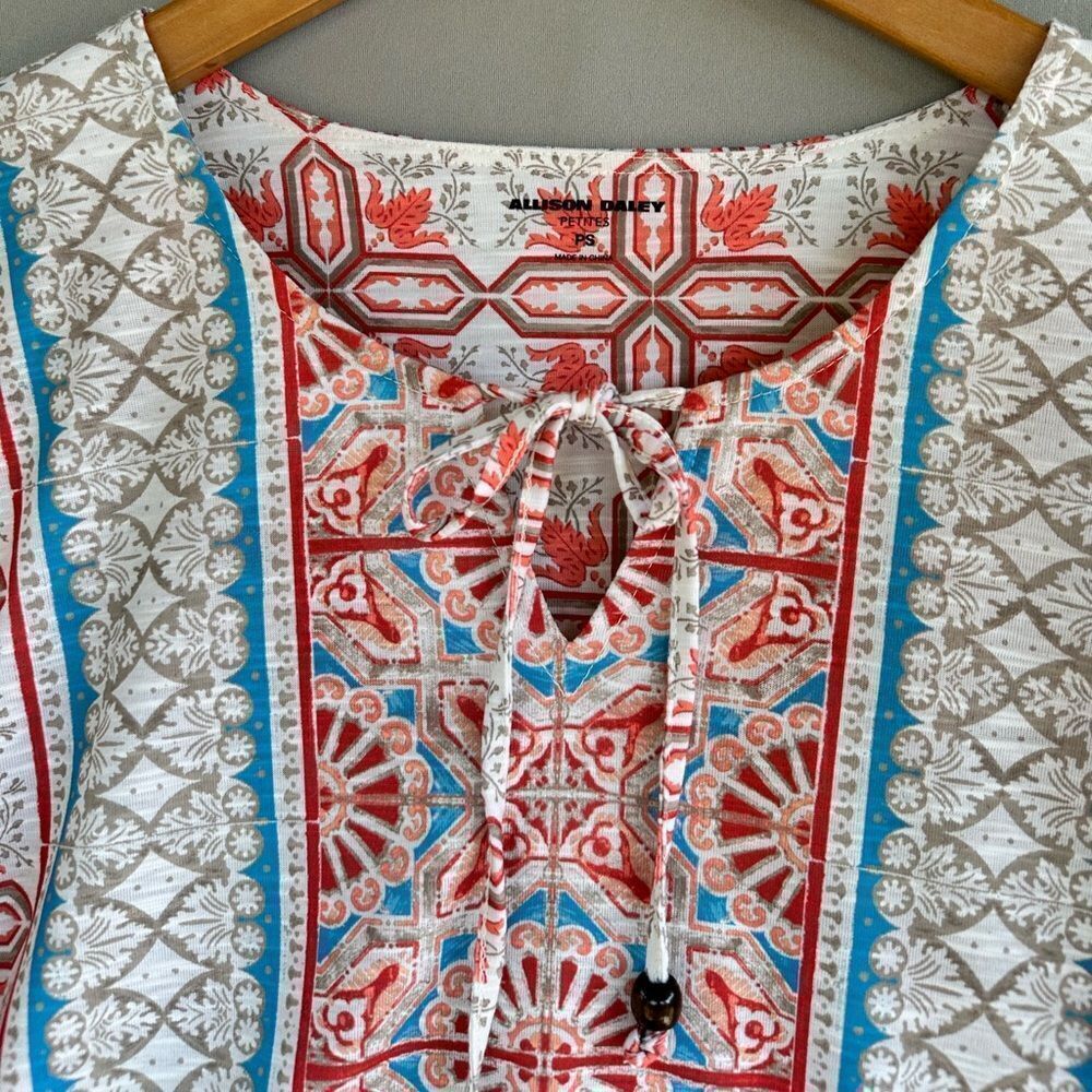 🎉5 for $45 🎉 Allison Daley Top Blouse Shirt Size PS - Picture 5 of 9